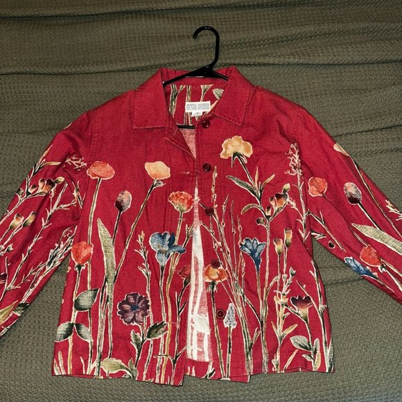 Handmade Floral Jacket - Picture 1 of 5